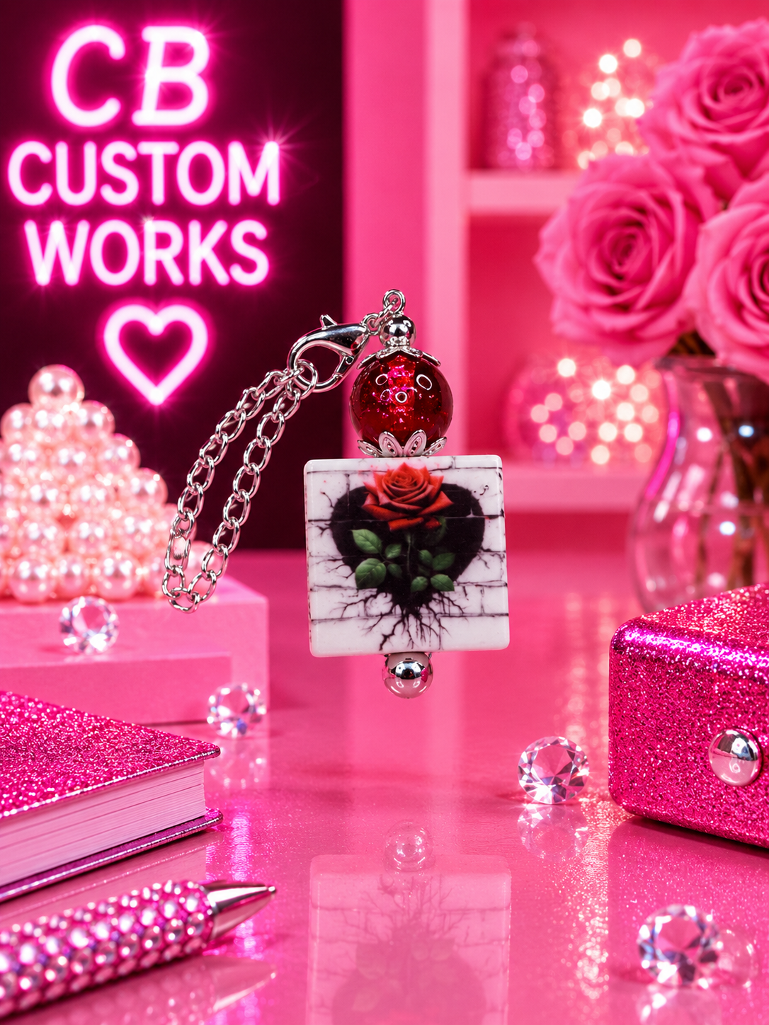 Heart Cup Charm & Kindle Charm