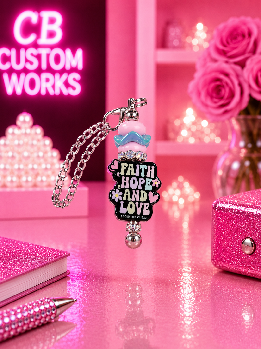 Faith Cup Charm & Kindle Charm