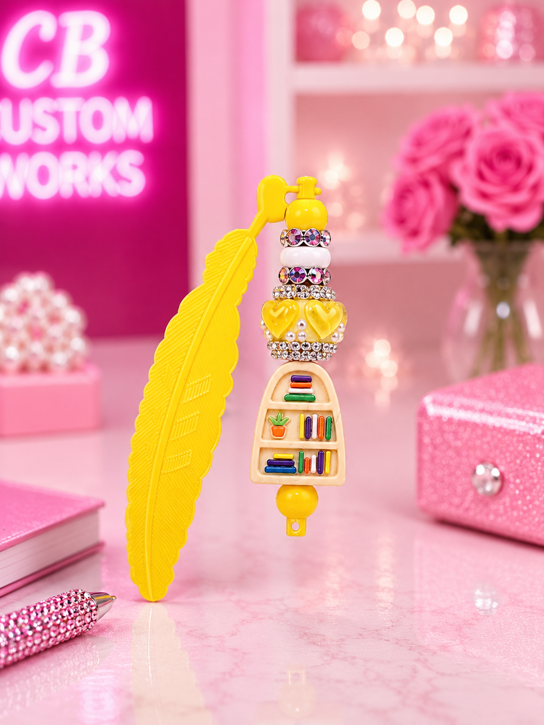 Book Shelf Beadable Bookmark
