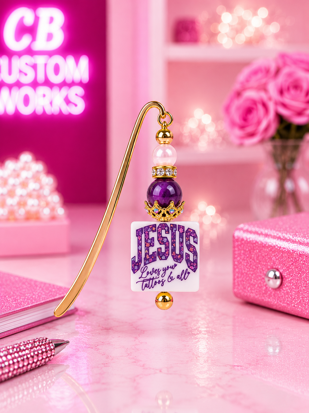 Jesus Beadable Bookmark