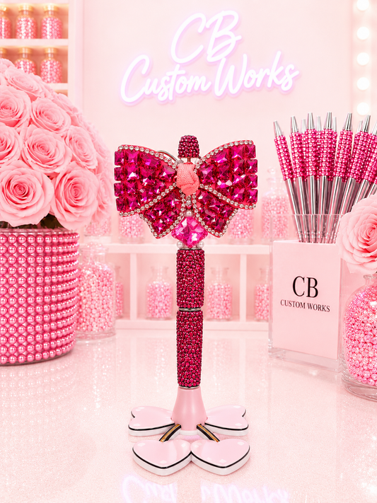 Pink Bow Small Fancy Pen