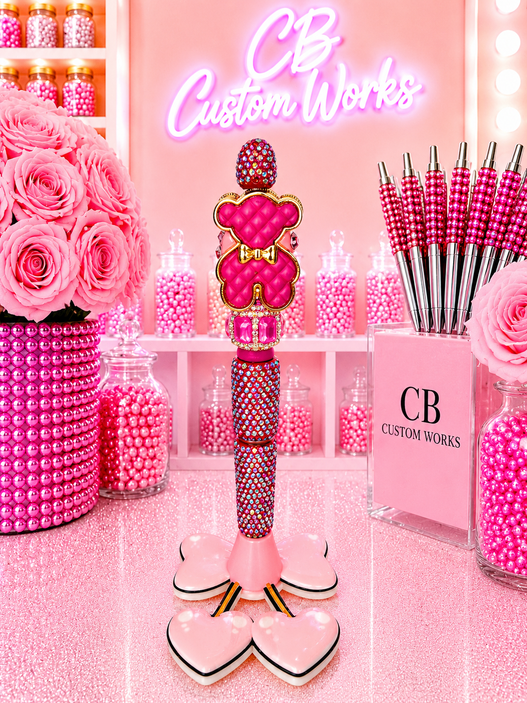 Pink Bear Fancy Pen