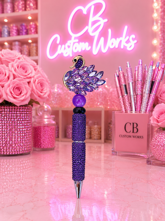Purple Swan Small Fancy Pen