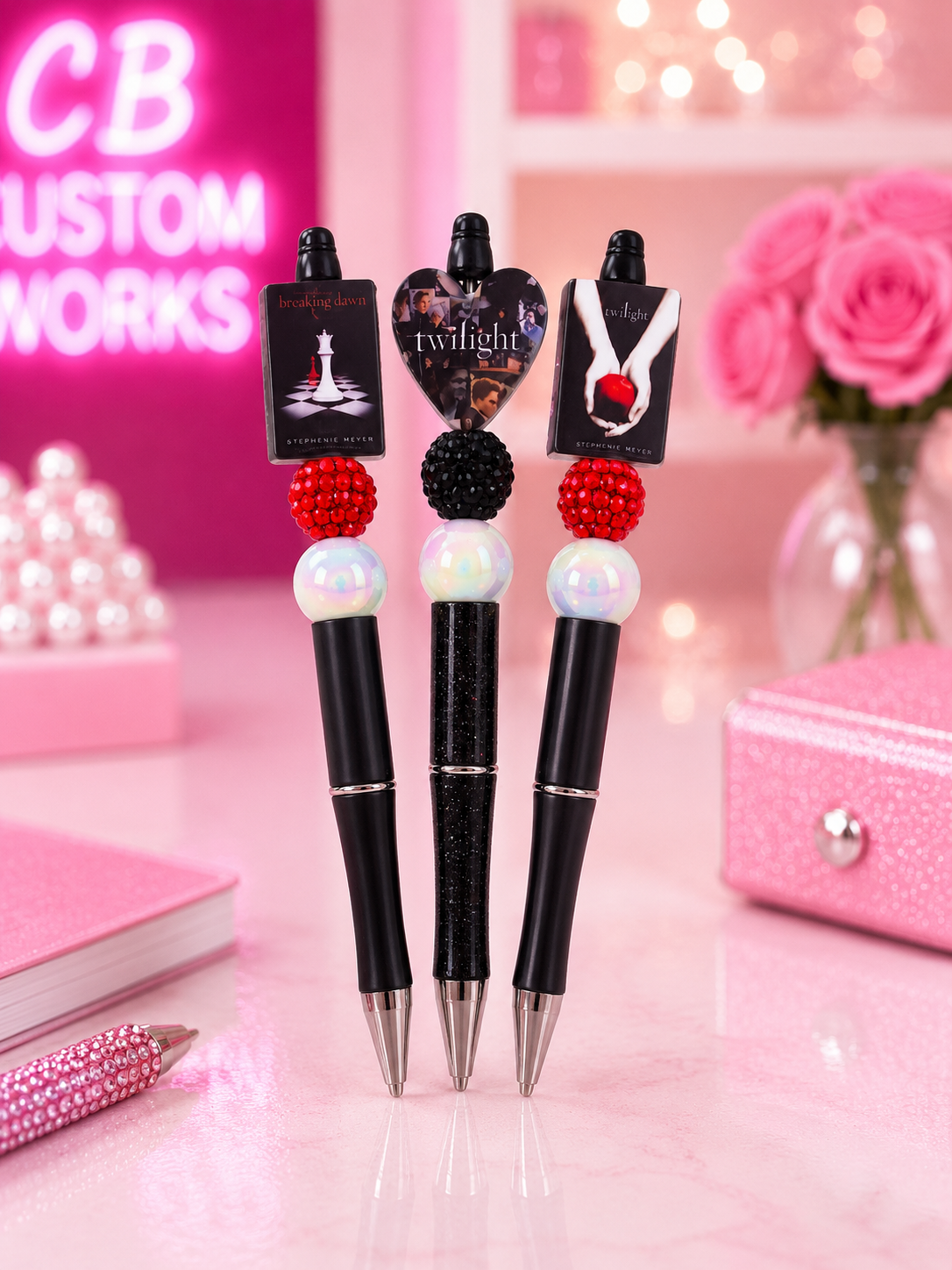 3-Piece Twilight Beadable Pen Bundle