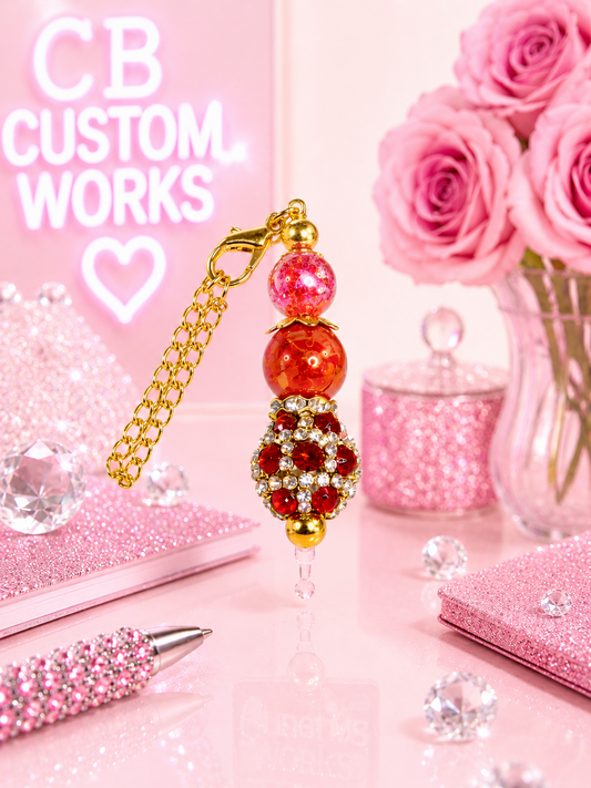Red Bead Charm & Kindle Charm