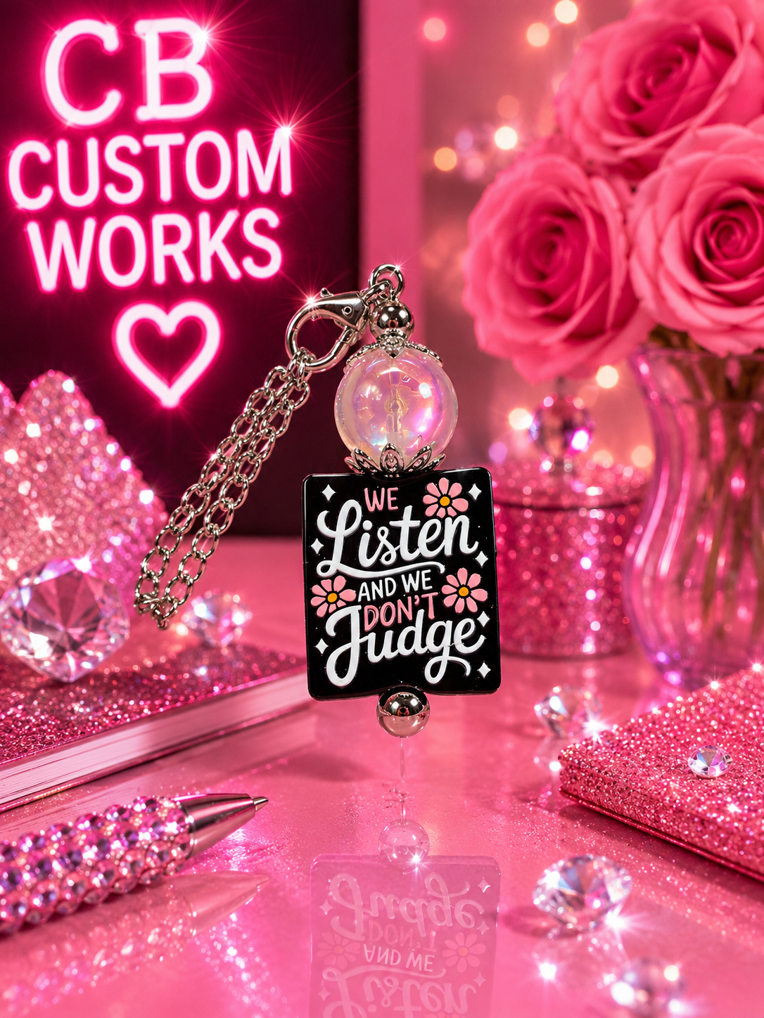We Listen Charm & Kindle Charm