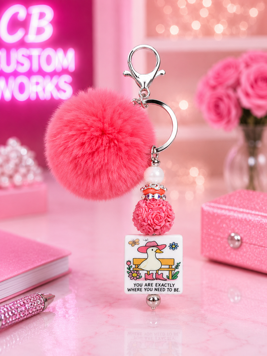 Exactly Beadable Keychain