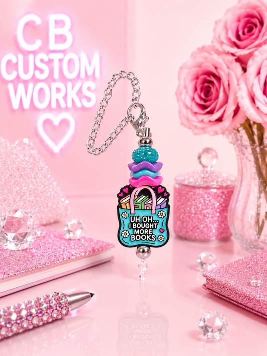 More Books Cup Charm & Kindle Charm