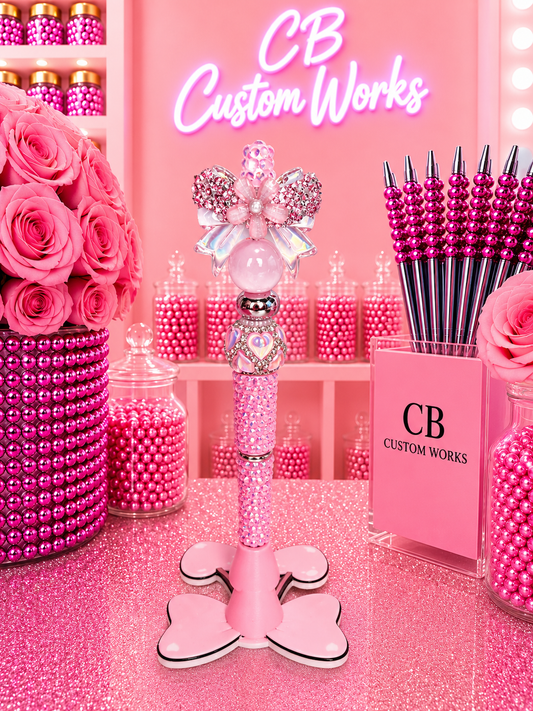 Pink Bow Small Fancy Pen